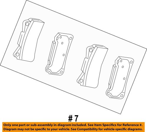 Honda oem 17-19 civic front suspension brake components-brake pads 45022tgha02