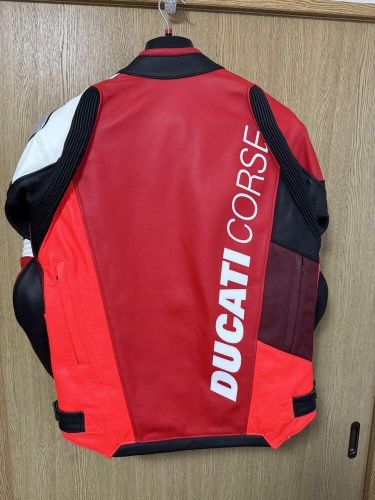 Ducati corse c6 perforated leather jacket 52 ducati