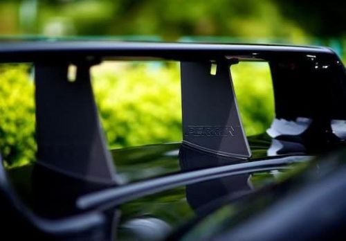 Perrin performance black car trunk wing stabilizer for 2004 - 2007 sti - 2 pack