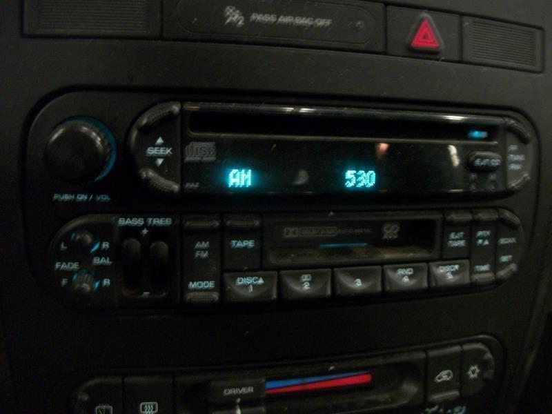 2002-2007 caravan audio equipment am-fm-cd/cd changer cont-raz-