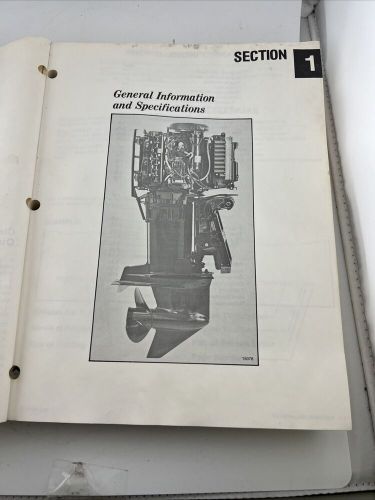 1988 mercury mariner outboard service manual v-135 thru v-225