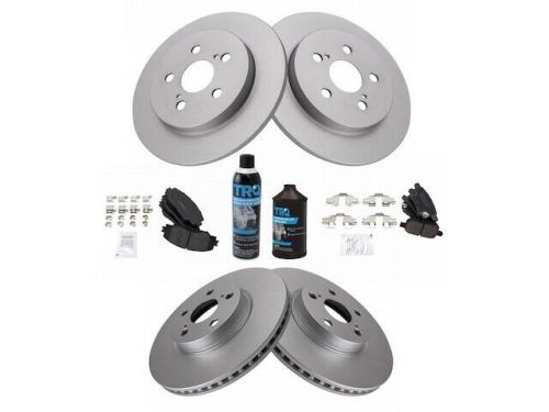 Front and rear brake pad and rotor kit 68sgwd36 for corolla matrix 2009 2010