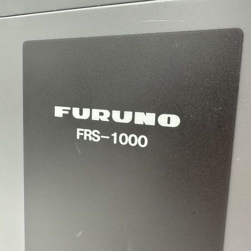 Furuno frs-1000 boat marine radar fishfinder gps chartplotter system rsd-001