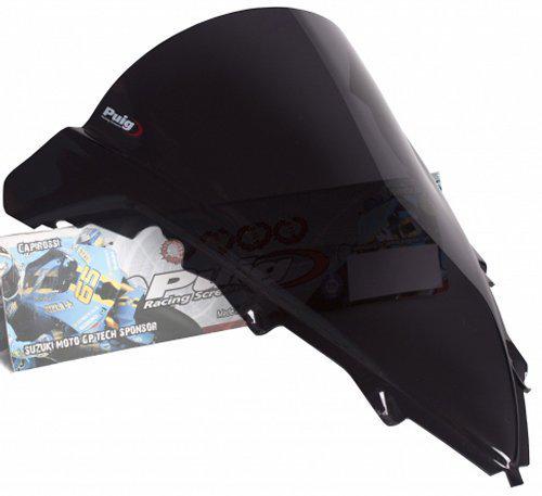 Puig racing windscreen dark smoke for yamaha yzf-r1 yzfr1 2009-2010