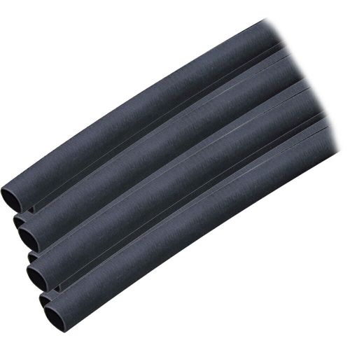 ​ancor adhesive lined heat shrink tubing - 1/4&#034; x 6&#034; - 10-pack - black