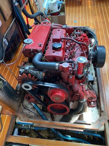 Westerbeke w70 diesel engine 6500 hours - working great - no trans, extra spares