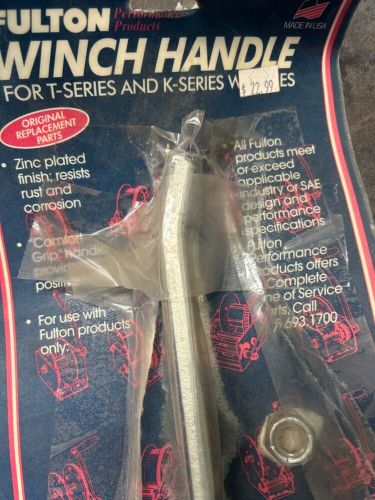 Us10 fulton 6817p0 manual trailer winch handle 10&#034; nos