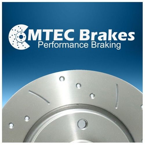 Skoda karoq 2.0 tdi 07/17- front rear brake discs drilled grooved &amp; mintex pads