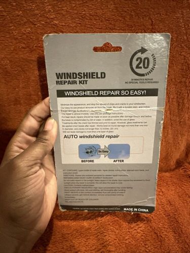 Windshield repair kit quick fix auto cracked glass