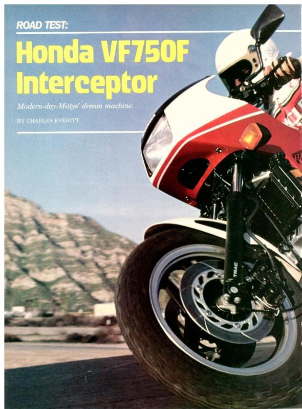 1983 honda vf750f test article -  vintage v45 1984 vf1000 interceptor gpz 