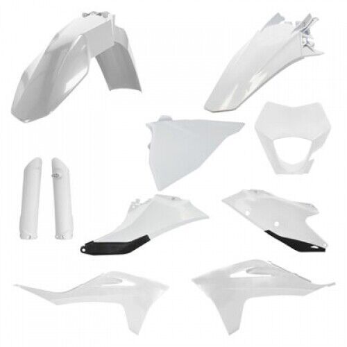 Acerbis full plastic kit white/black 2872811035