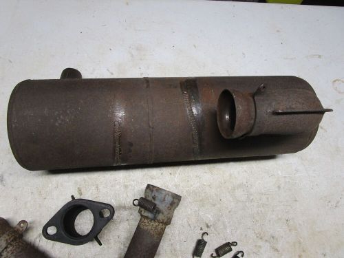 Vintage 78 arctic cat lynx 250 single snowmobile exhaust muffler pipe manifold