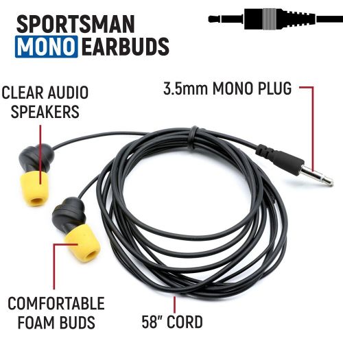 Racing ear buds scanner raceceiver nitro bee radio communications electronics