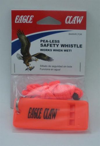 Eagle claw bawhfltor whistle flourescent orange