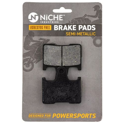 Brake pad set for yamaha nytro rx1 rs vector er ltx venture rear semi-metallic