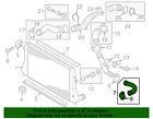 Genuine volkswagen inter-cooler hose 1k0-145-834-aj