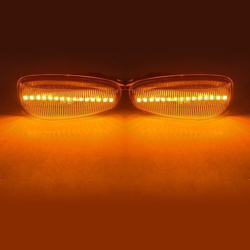 Led dynamic side marker light turn signal light for mercedes benz c e clk class