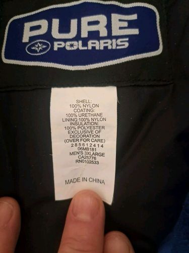 Mens polaris snowmobile jacket 3xl like new