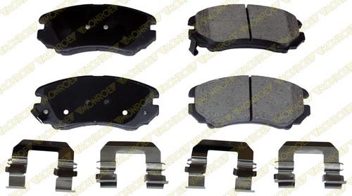 Monroe gx924 brake pad or shoe, front-monroe prosolution ceramic brake pad