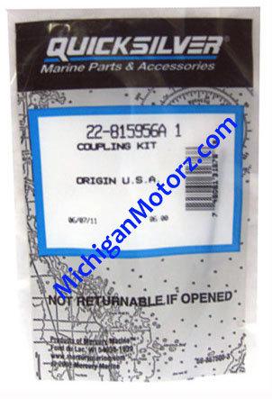 Oem mercruiser alpha one - gen 2 speedometer clamp/coupling kit, 22-815956a1