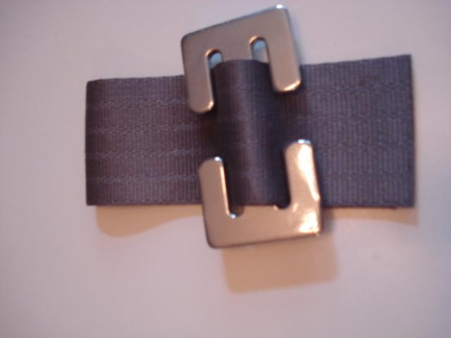 Ford oem child seat locking clip for seatbelt grey mustang saleen steeda cobra 