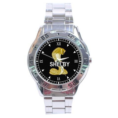 New ford mustang shelby stainless steel men watch watches