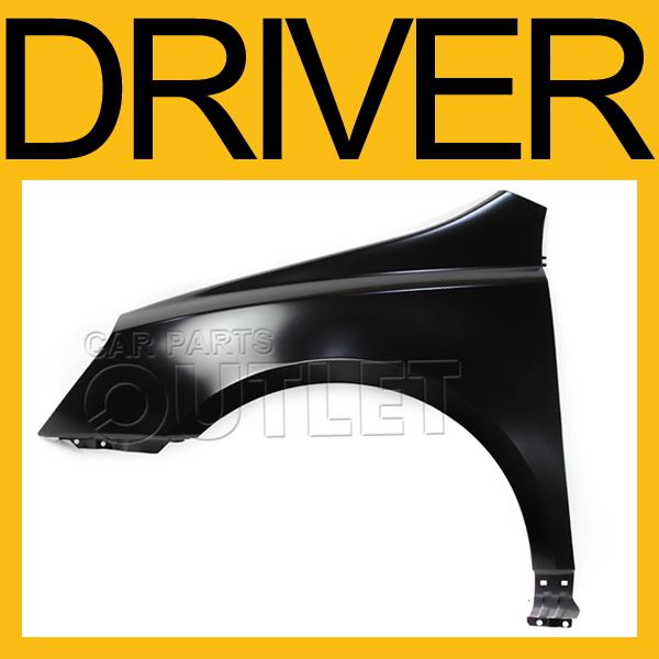 Driver front fender primered black steel replacement for 2006-2010 kia sedona lh