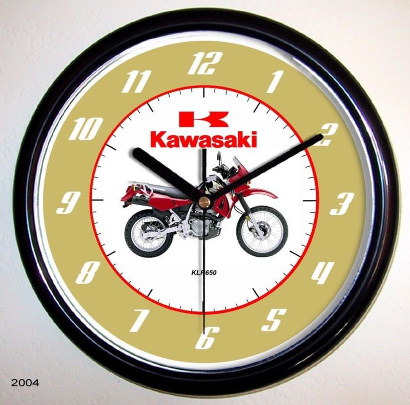 Kawasaki klr650 motorcycle wall clock choice of 4 klr 650 2004 2007 2009 2012