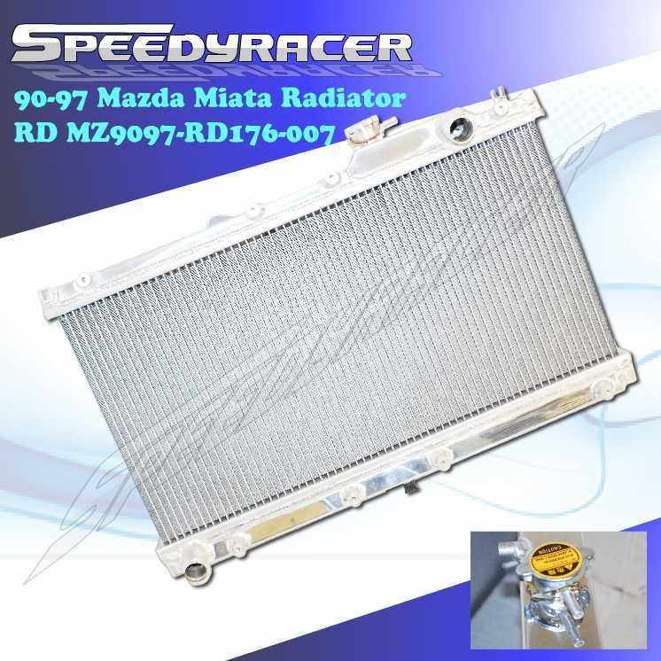 1990 1991 1992 1993 1994 1995 1996 1997 mazda miata aluminum radiator 