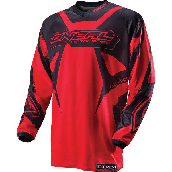 Red/black l o'neal racing element jersey 2013 model