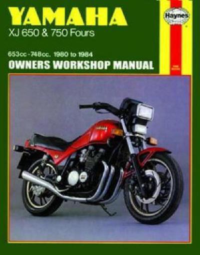 1980-1984 yamaha xj 650 750 maxim seca repair manual