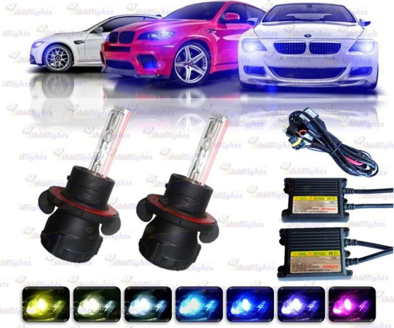 Genuine ac slim digital hid kit 9008 h13 8000k iceberg blue bi-xenon h/l 35w r1