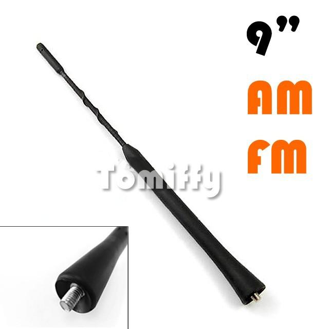 9" roof mast whip radio aerial fuba antenna for vw golf jetta passat gti beetle