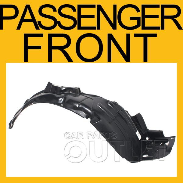 07 08 honda fit front fender liner passenger side splash shield plastic auto new