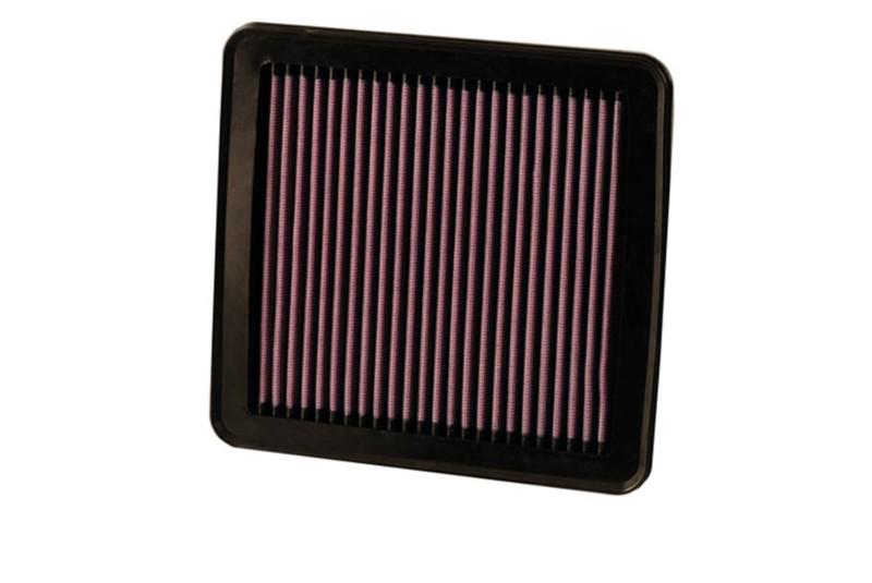 K&n filters 33-2380 - air filter; panel; h-1 in.; l-8 in.; w-7.5 in.