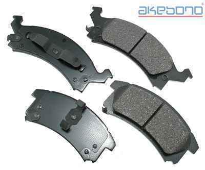 Akebono act673 brake pad or shoe, front-proact ultra premium ceramic pads