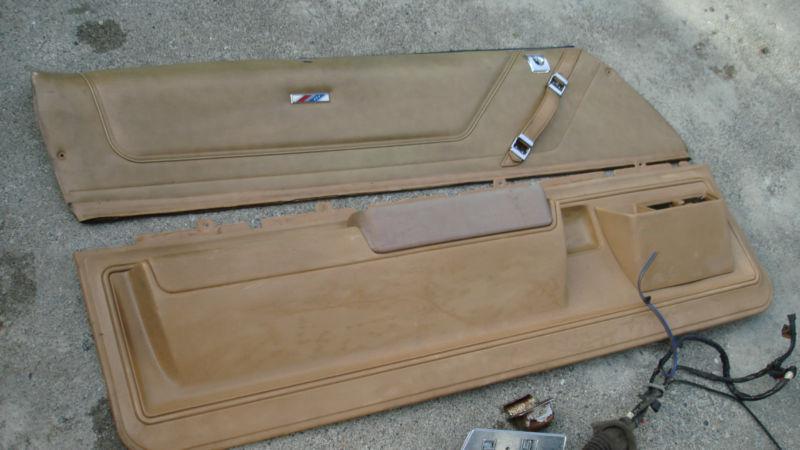 1973 pontiac grand am lh side door panel-9872832 elec ,wires,all sold as-is