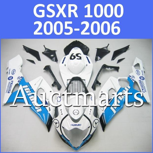 Fit suzuki 05 06 gsxr 1000 gsx-r 2005 2006 fairing bodywork plastics k5 e48 d00