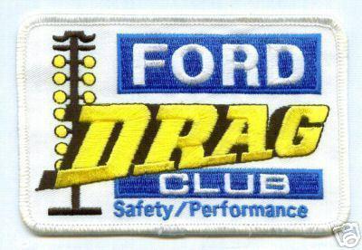 1960's ford drag club mustang torino jacket patch