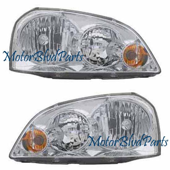 05-08 suzuki forenza headlights headlamps lh+rh set 2pc