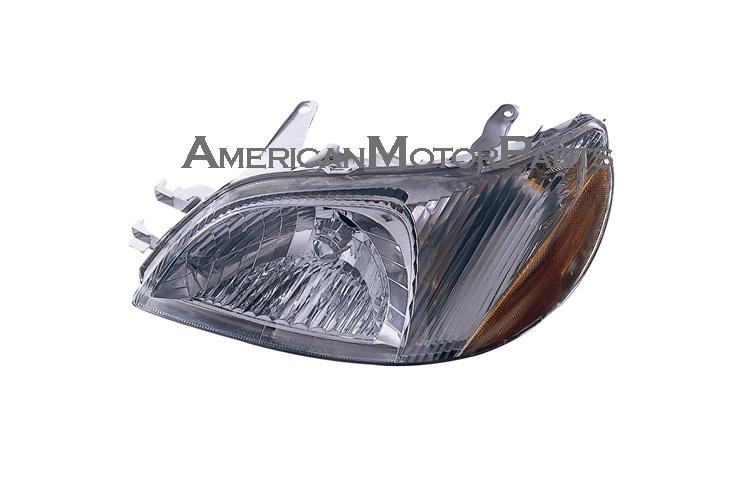 Depo driver & passenger side replacement headlight head lamp 00-02 toyota echo