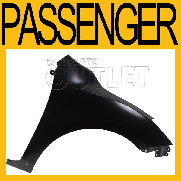 2010-2011 mazda3s passenger side front fender primed sport gt hb wo side lamp rh