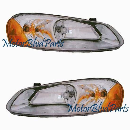 01-02 stratus sdn/sebring sdn headlights left+right set