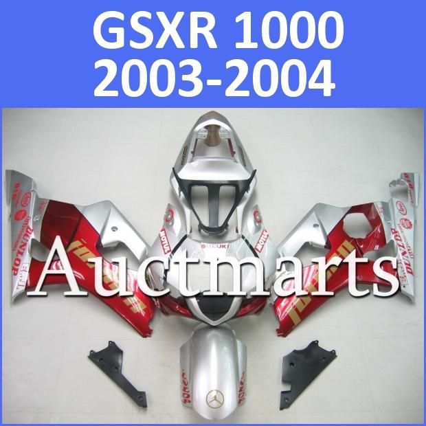 Fit suzuki 03 04 gsxr 1000 gsx-r1000 2003 2004 fairing k4 bodywork d23 d13