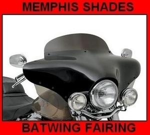 Memphis shades batwing fairing kit harley  flst softail w/o lightbar