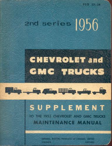 1956 chevrolet / gmc - truck - gm factory shop service maintenance manual