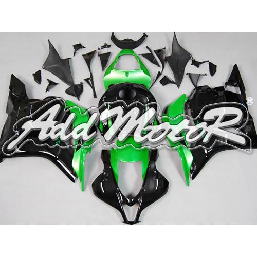 For cbr600rr 09-12 2009-2012 injection molded fairing green black 6923a