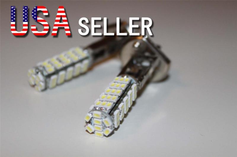 New 2x  h1 68 smd smt car led fog light bulb truck white