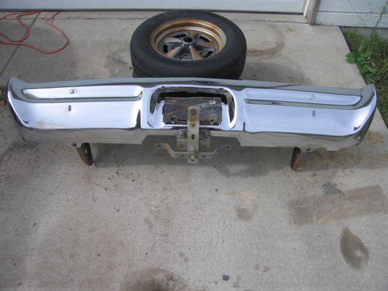 67 gto tempest lemans rear bumper and brackets rat rod