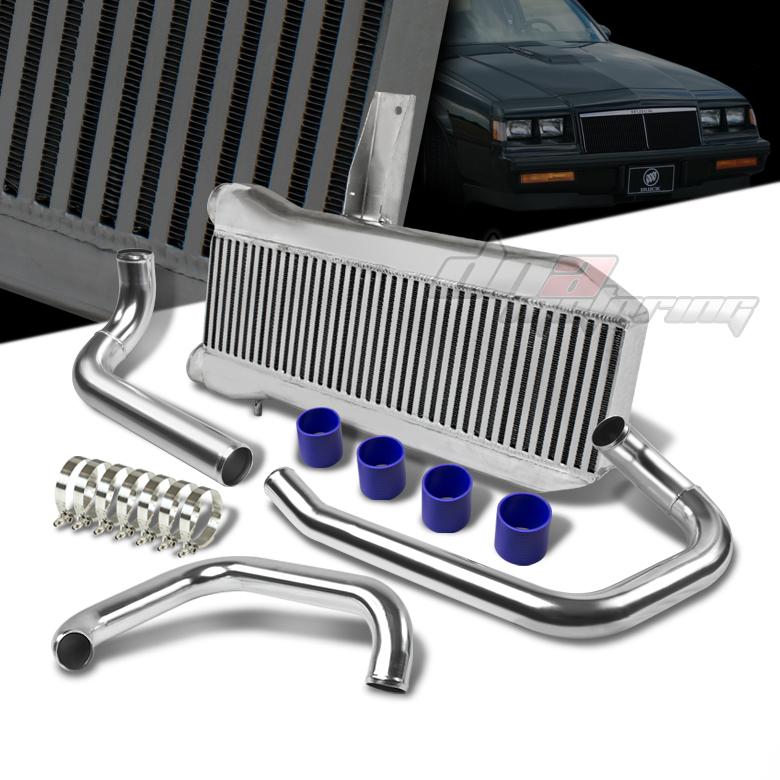 86-87 buick regal grand national/t aluminum racing turbo intercooler+piping kit